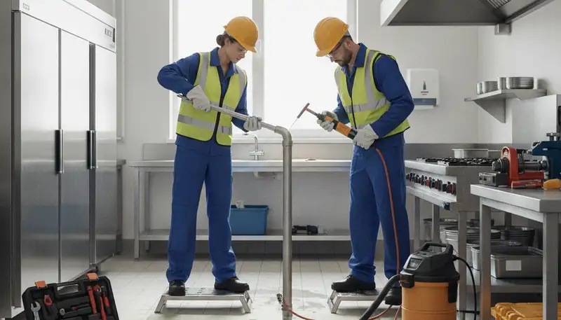 Emergency plumber repairing leak in Las Vegas, NV for fast 24/7 residential service