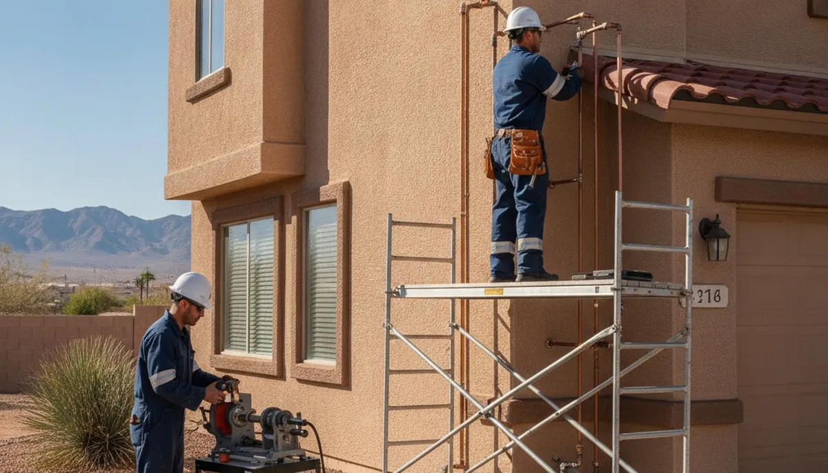 Las Vegas, NV plumbing repair team servicing residential and commercial pipes