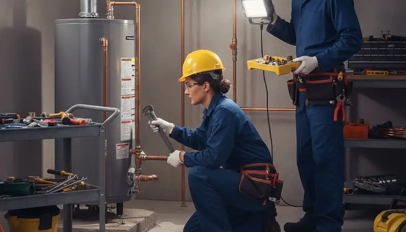 Las Vegas, NV plumber repairing home pipes for reliable plumbing repair service
