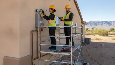 Las Vegas, NV plumbing repair technician servicing residential pipes and fixtures