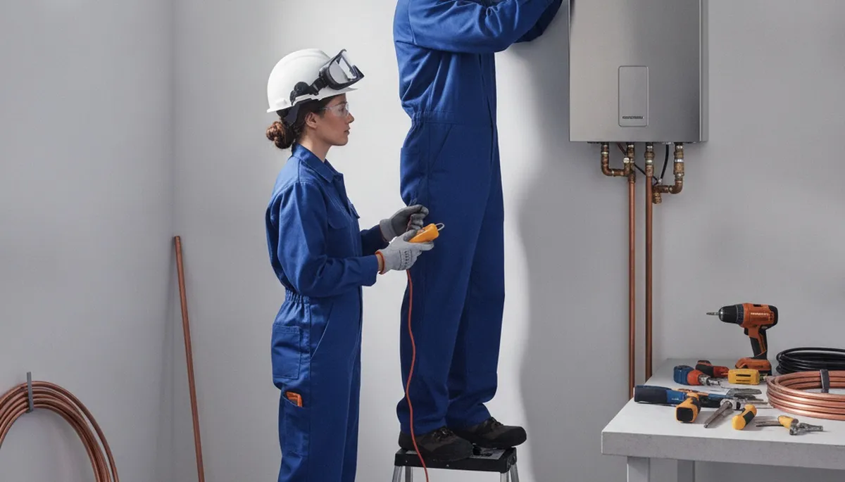 Tankless water heater installation for Las Vegas, NV plumbing repair service